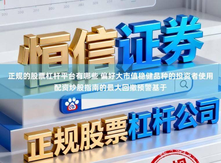 正规的股票杠杆平台有哪些 偏好大市值稳健品种的投资者使用配资炒股指南的最大回撤预警基于